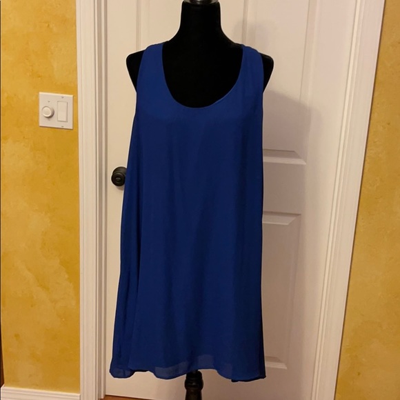 free press Dresses Free Press Tunic Dress Colbalt Blue Poshmark